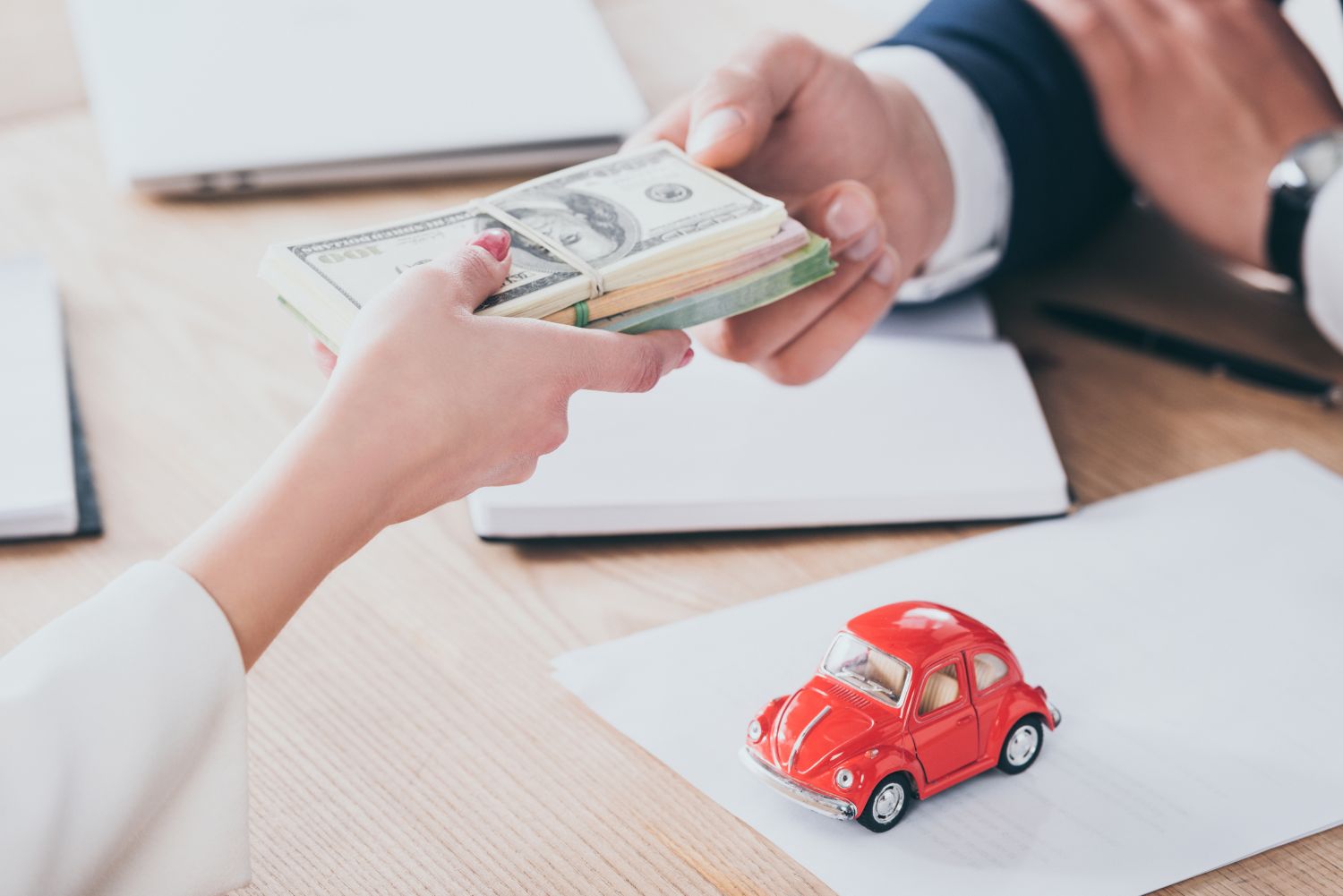 client recieving a car loan